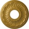 Ekena Millwork Blackthorn Ceiling Medallion (Fits Canopies up to 4 7/8"), 11 3/4"OD x 3 5/8"ID x 1"P, Pharaohs Gold CM11BLPGS - alternate 1